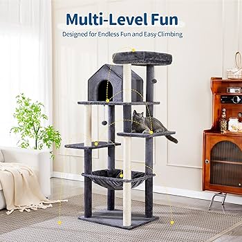 Amazon.com : Made4Pets 60 inch Cat Tower for Indoor Cats